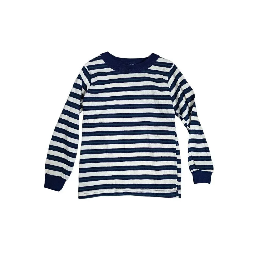 Vintage 90s Garanimals  Blue Striped Tshirt size 4T